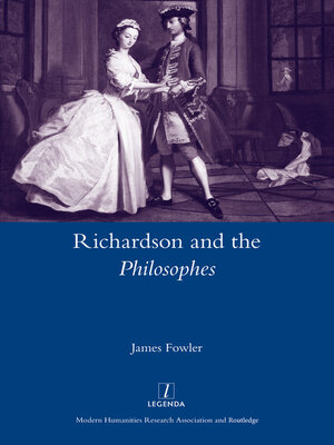 cover image of Richardson and the Philosophes